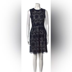 MILLY Lace Pattern Mini Dress Size: XS